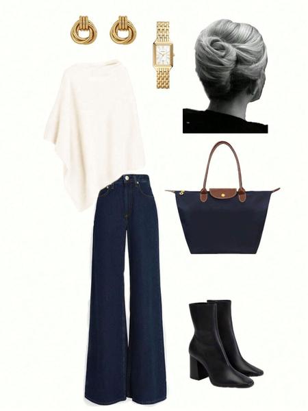 Women's Plain Loose Elegant Fashion Knit Shawl, Fall & Winter Mid-Weight Knit Wrap, Stylish Versatile Accessory for Ladies, Trendy Solid Shawl