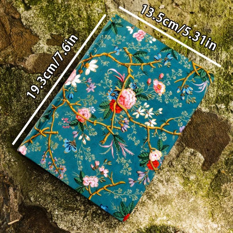 1, A5, 256 pages, Vintage Floral Hard Cover Notebook, Colorful Inside Pages, Laser Engraved Hard Cover Diary, Scrapbooking, Drawing and Diary, School Office Supplies, Gift Ideas for Women, Hardcover Sketchbook, Hardcover Journal
