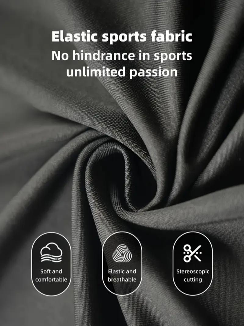 4-Pack Men’s Athletic Running Shorts, Quick Dry Moisture Wicking Breathable Stretch Workout Shorts for Gym Training, Fitness, Jogging & Daily Active Wear, Performance Sports Shorts Set in Black, White, Red and Blue