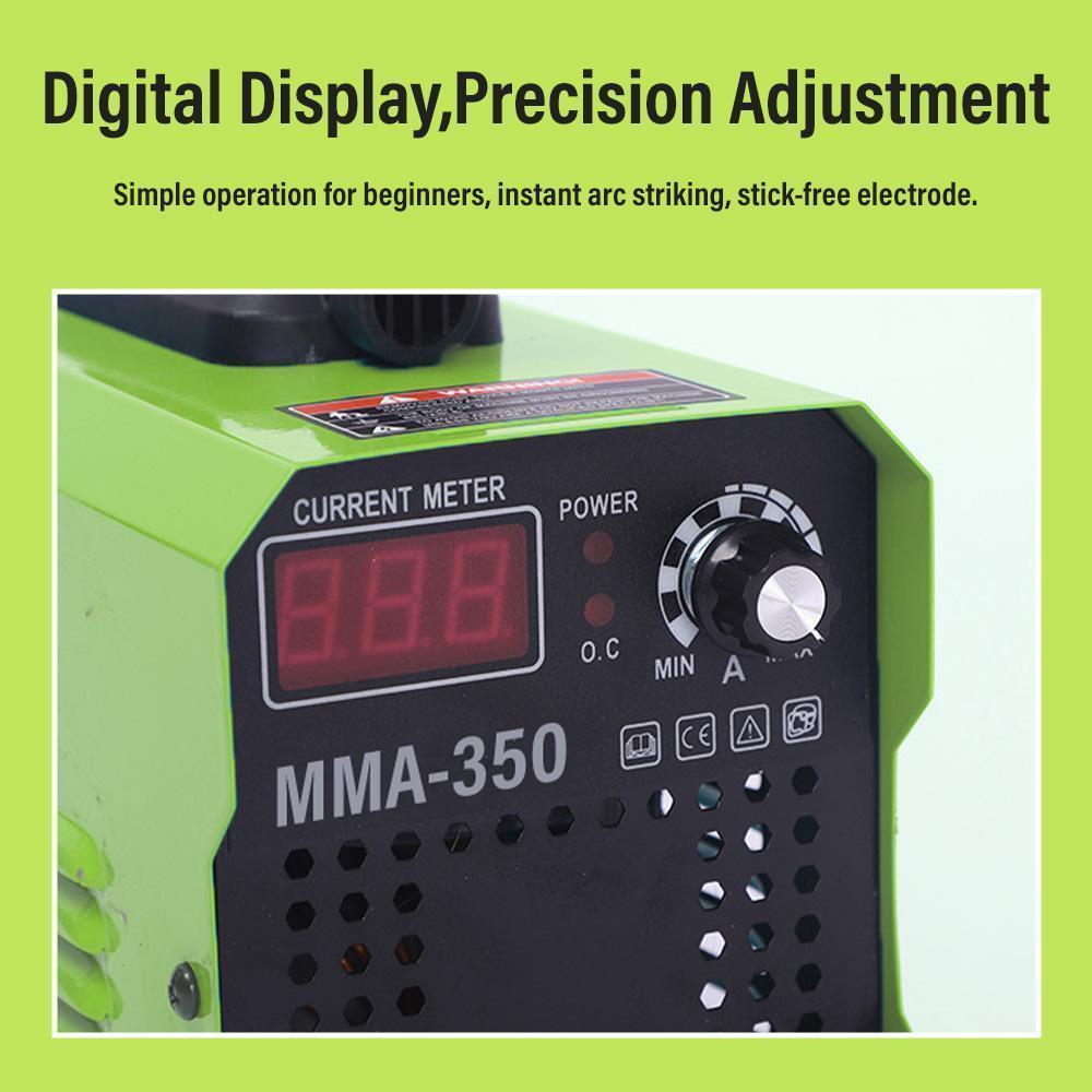 Portable 110V IGBT Inverter Stick Welder Tools Kit, Arc Welding Machine with LCD Display, Auto Current Matching, Beginner-Friendly