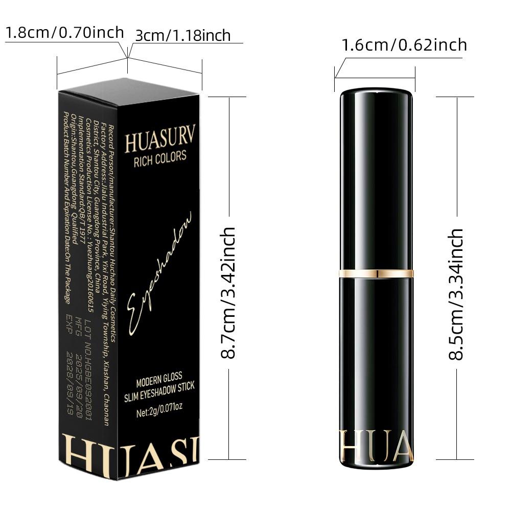 Huasurv Multi-Function Jelly Highlight Eyeshadow Stick, Metallic Shine, Long-Lasting Waterproof for Makeup Beginners