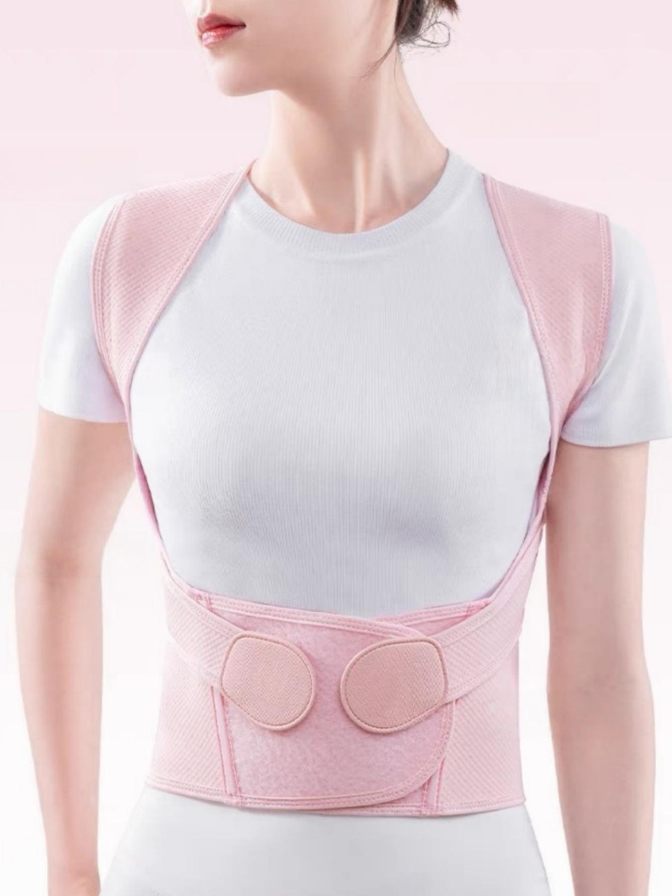 1 Count Adjustable Posture Corrector Back Brace Shoulder Straightener with Shoulder Support Relieve Back Neck and Shoulder Pain for Men and Women Shoulder Brace for Back and Spine Alignment,Suitable For Daily Office And Body Shaping Back Posture Strap