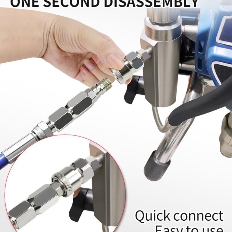 Stainless Steel Rotating Quick Connect Fitting, Durable Stainless Steel Connector, Easy-To-Use Fastener for Various Applications