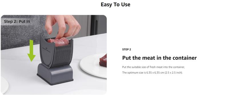 【ONCE FOR ALL】 Meat Slicer Cleaver Kitchen Knife Set For Meat Slicing Shredding