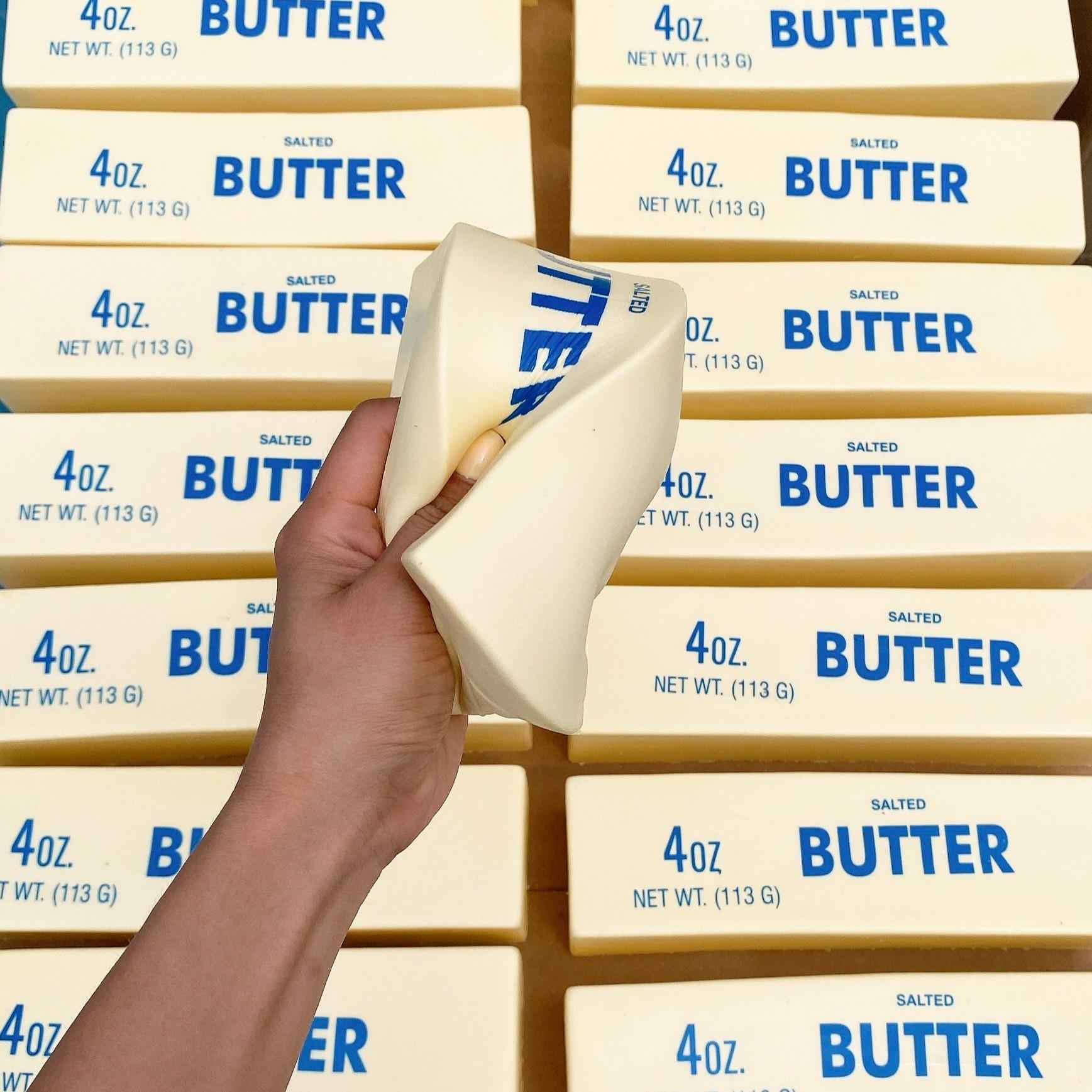 1pc Butter Stress Relief Squeeze Toy, Wet Soft Slow Sticky Fragrant Fake Butter Strip, Slow Rebound Squeeze Toy, Stress Relief Model Prop