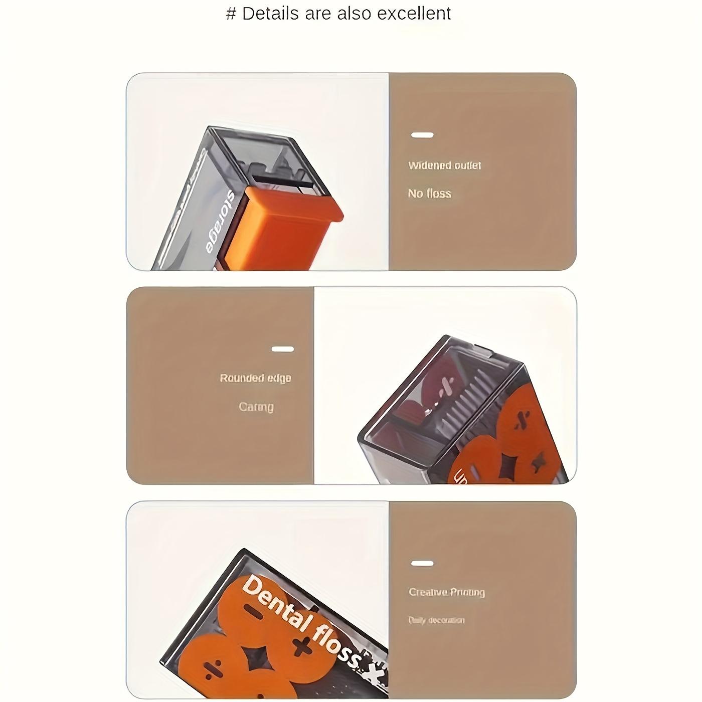 Automatic Floss Dispenser, High-Quality Portable Toothpick Box, Durable PP Material, Compact Design, Suitable for Home and Travel