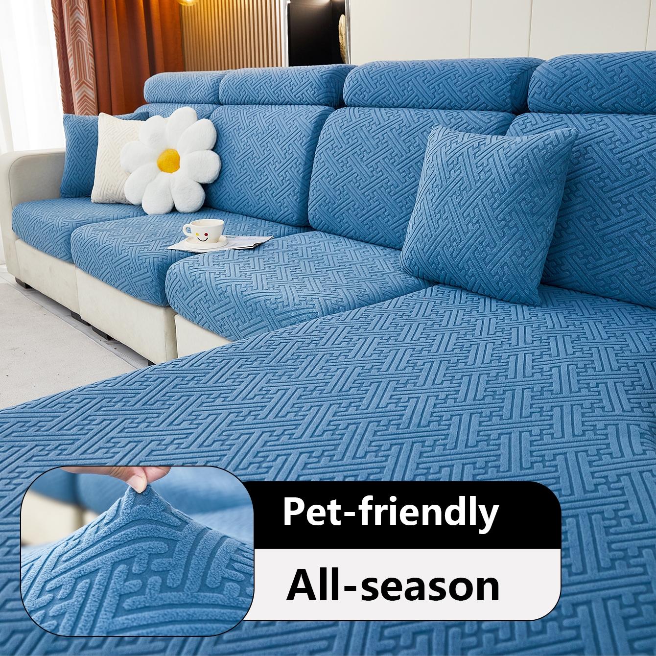 Dance Series Sofa Cover, Reusable All-Season Dustproof Cat Scratch Guard, High Wear Resistance, Non-Shedding Sofa Protector