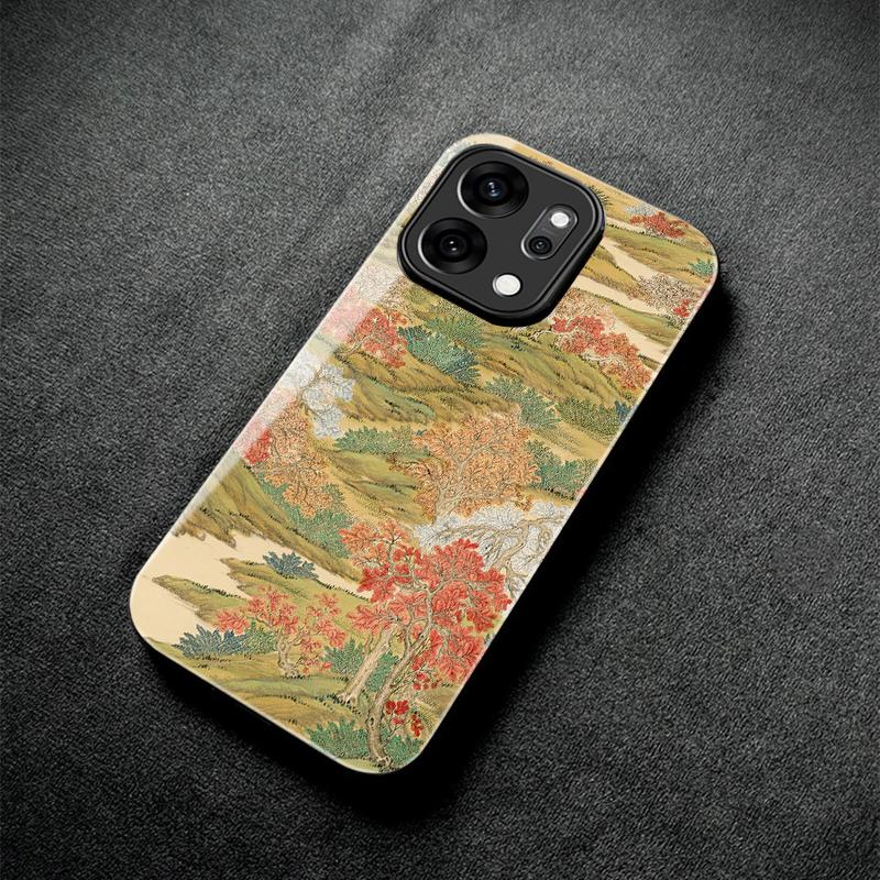Chinese Traditional Landscape Case For Honor 400 Pro 400 Lite 5G Flexible Acrylic Glossy Phone Case