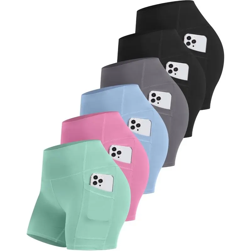 6 Packs - Black/Black/Grey/Sky Blue/Mint/Baby Pink