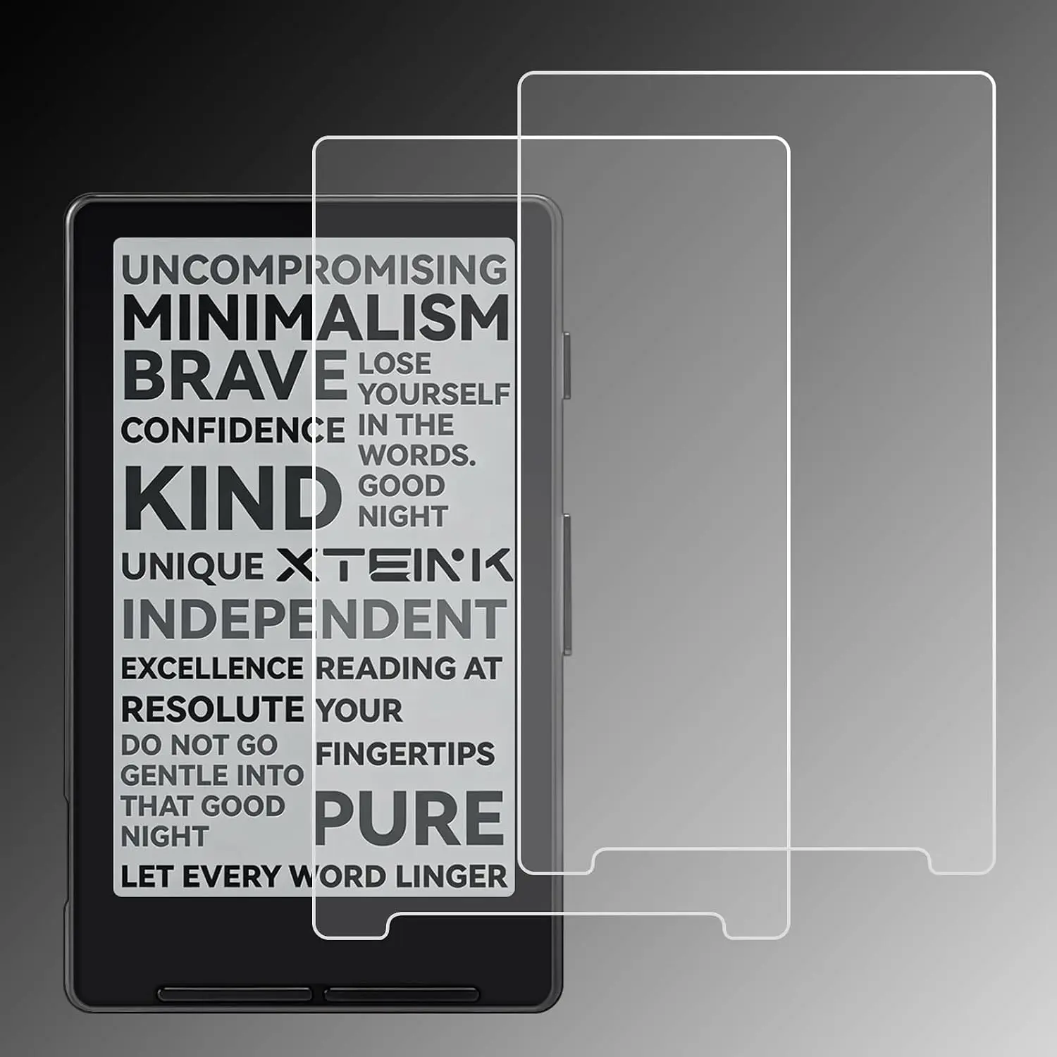 Anti-Glare Screen Protector for Xteink X3 eReader 3.7", Anti Scratch, Anti Fingerprint, Paper Feel Nano Matte  Soft Film, 2-Pack (Matte)