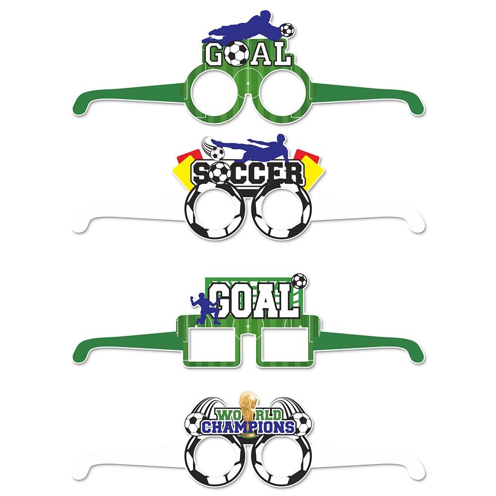 40-Pack World Cup Football Glasses, Soccer Accessories & Decorations, Perfect Gift for Football Fans, Party Supplies, Sports Events