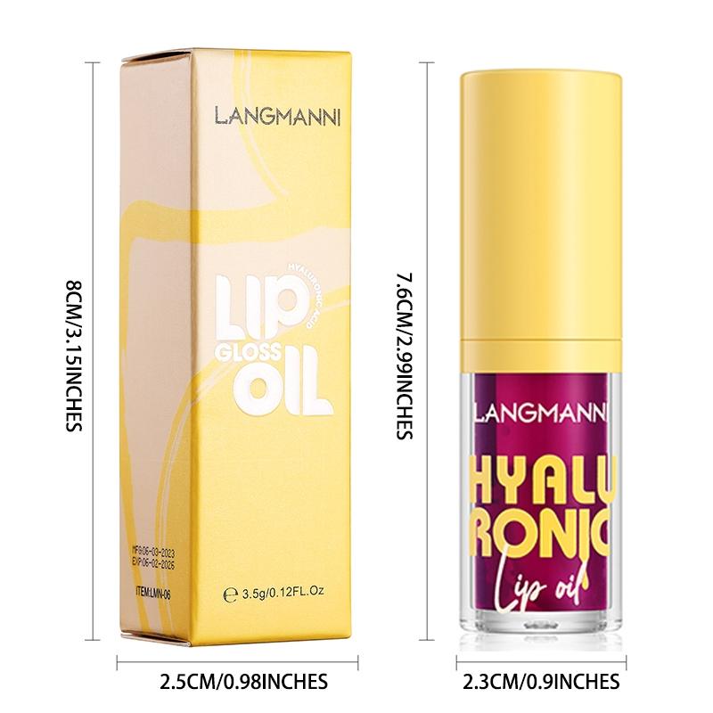 Hyaluronic Acid Lip Butter Balm, Lip Tint Balm, Moisturizing & Hydrating Lip Glaze Stick, Lip Care Products for Daily Use, Lip Treatment, Lip Oil Stick, Lip Shiner Lip Plumper Gloss, Glossy Lip Moisturizer Gloss