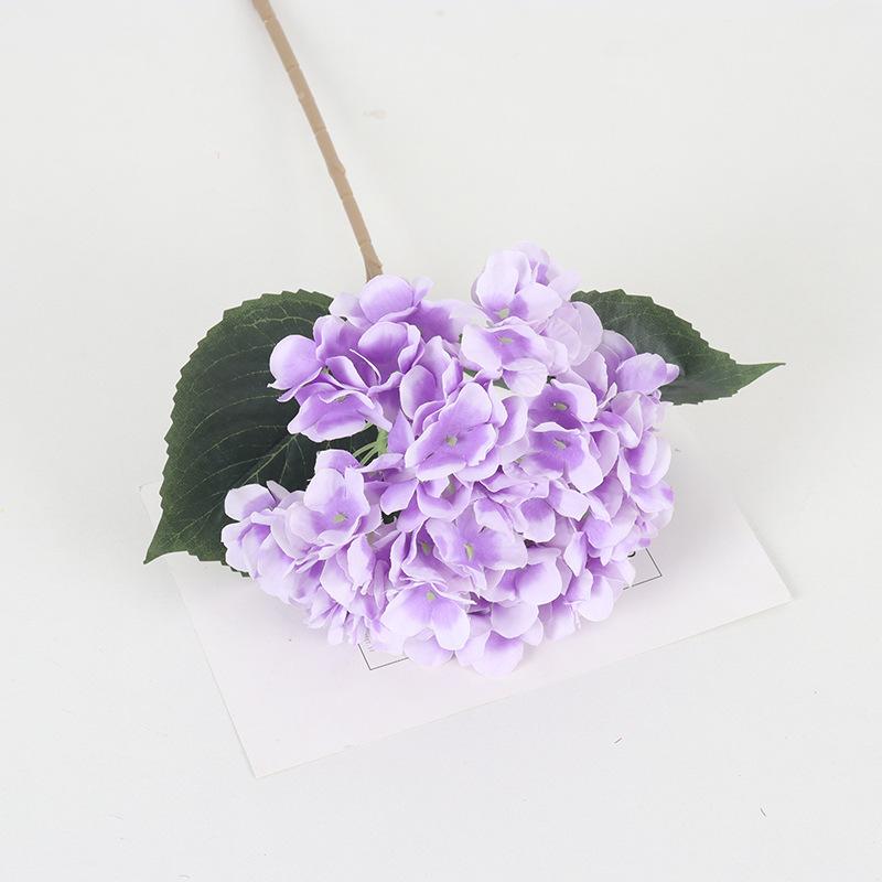 4 Pcs Leafy Artificial Hydrangeas, DIY Home Decor, Hotel Wedding Centerpieces, Low Maintenance, Evergreen All Year Round