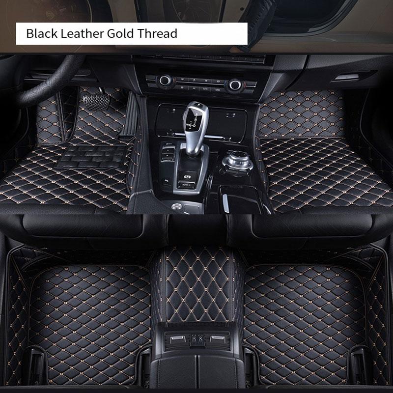 For 2010 Lincoln MKS Custom-Fit Full Coverage Car Floor Mats Easy-Clean Carpet-Style Floor Mats