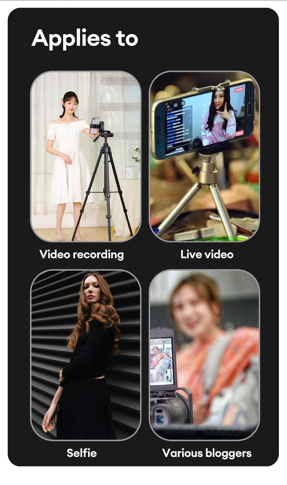MGALL T20 Magnetic Wireless Self Display, Perfect for Content Creation, Selfies, Videos, Live Broadcasts, Adjustable Screen Ratio, Compatible with iOS, Android & HarmonyOS Mobile Phones