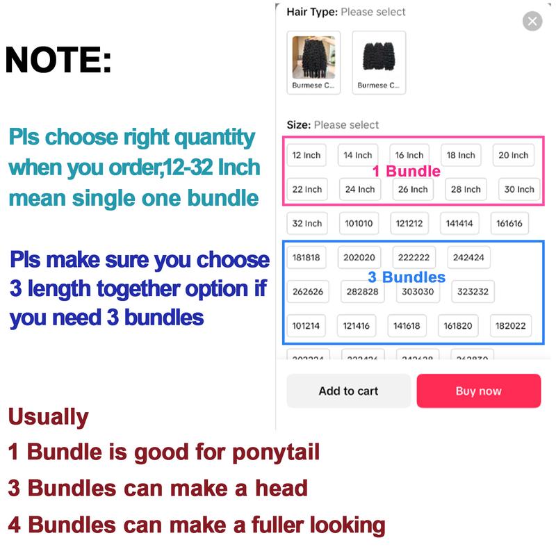 【LIVE-ONLY】VIPbeauty Burmese Curly Bundles Human Hair 100% Unprocessed Virgin Hair Bundles Deals Human Hair Extensions 16A Raw Burmese Curly Human Hair Bundles for Black Women Natural Black Spiral Curly End Human Hair Weft Extensions