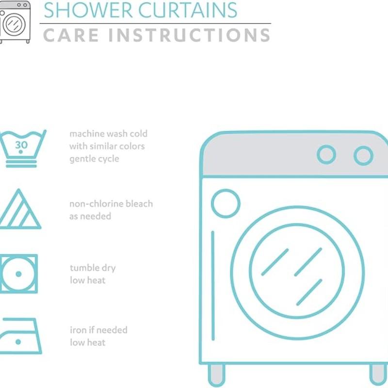 Vintage Plain Ruffled Shower Curtain, Soft Polyester Fabric, Bathroom Closet Window Decor, Hotel Bedroom Salon Curtains