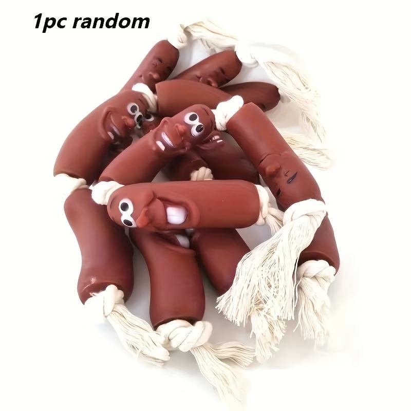 Fun Sausage Dog Chew Toy, Interactive Training Teething Toy, Bite-Proof Design, Durable and Safe, Ideal for Puppy Teething Relief
