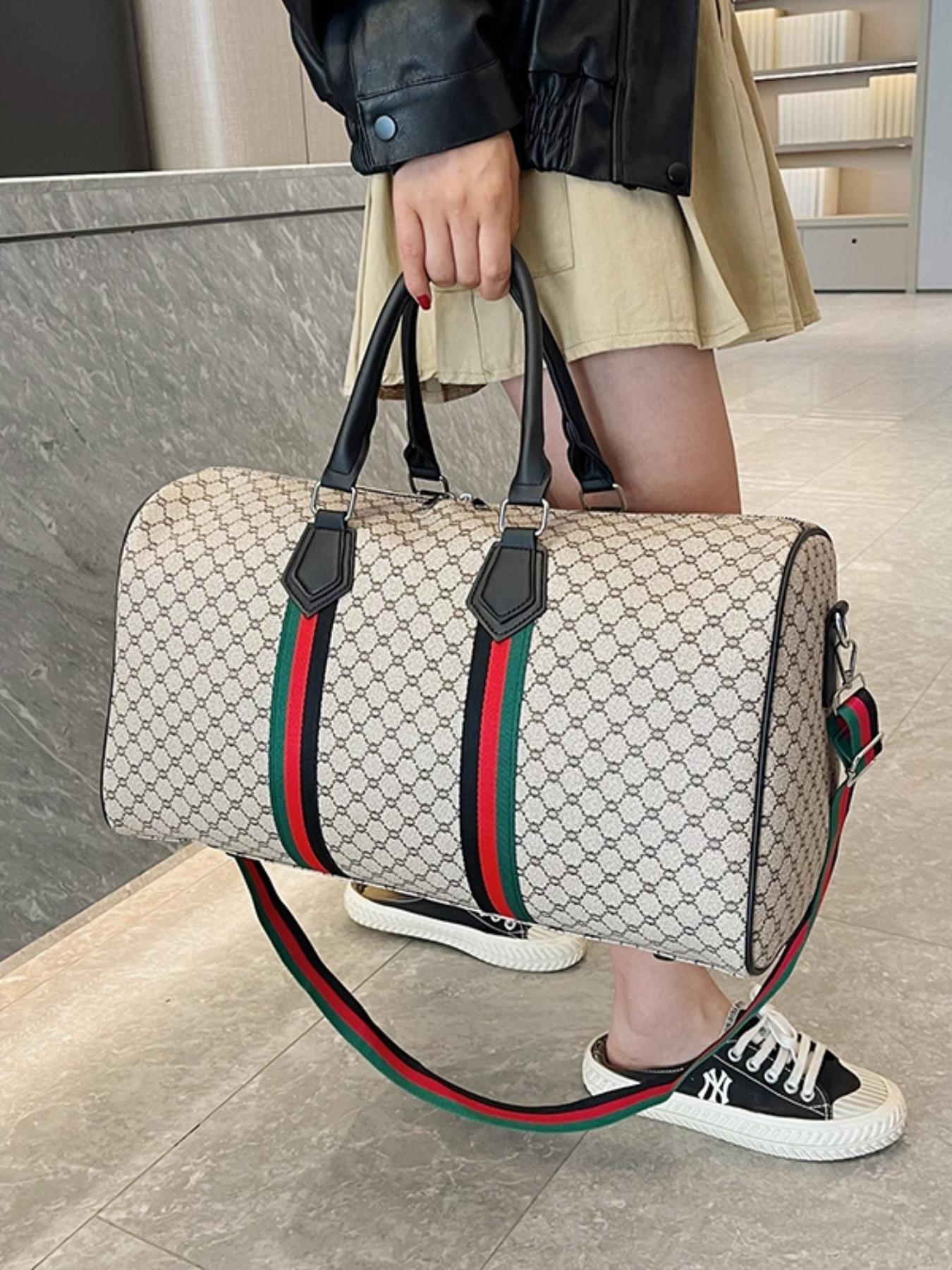 17.32x9.44x10.62 Inch Travel Tote Bag, Multi-Functional Commuter Handbag, Large Capacity Luggage Storage Bag, Lightweight Student Duffel Bag