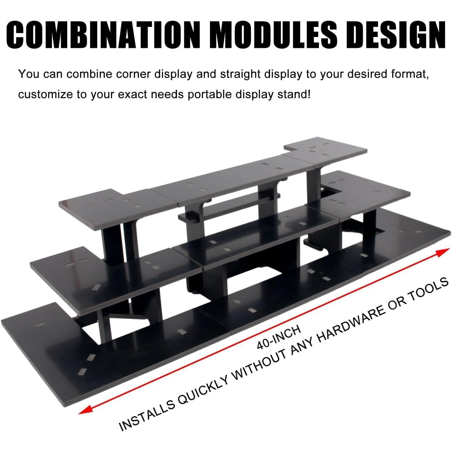 3 Tier Staight Retail Table Display Stands Farmers Market Display Shelf for & Merchandise, Portable Retail Display Shelves for Retail Stores & Vendors for Cupcake Stand, Craft Shows 3 Tier Staight Retail Table Display Stands Farmers Market Display Shelf for & Merchandise, Portable Retail Display Shelves for Retail Stores & Vendors for Cupcake Stand, Craft Shows