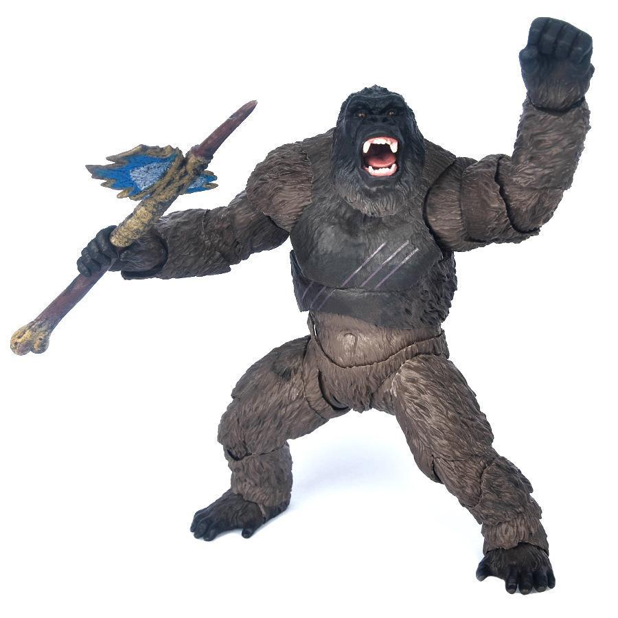 SHF KING KONG Gorilla Action Figure Collection Model Toy Gift Articulated Joints Moveable Vinyl Figurine Doll