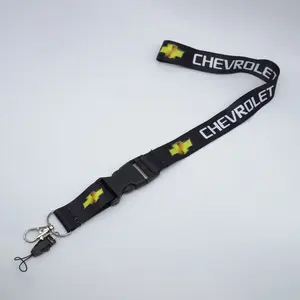 Car Keychain Staff Badges Lanyard, ID Card Holder Neck Strap, Compatible with Chevrolet Aveo Matiz Cruze Malibu Orlando Spark Sail S10, Chevrolet Logo