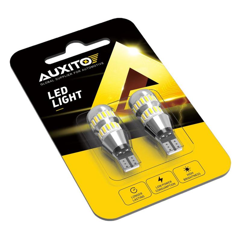 AUXITO 912 921 LED Bulbs , 42-SMD 400% Brighter, 6000K White, Non-polarity 906 W16W T15 921 LED , Pack of 2