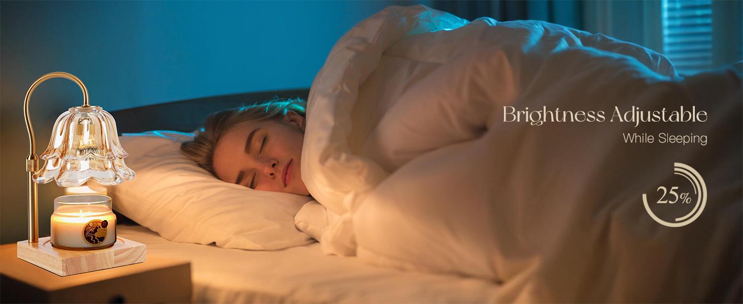 Flower Candle Warmer Lamp with Timer & Dimmer, 2 Bulbs Height Adjustable, Fall Home Front Porch Decor, Thanksgiving Home Decoration, Gift for Birthday，Merry Christmas，TikTokShopBlackFriday