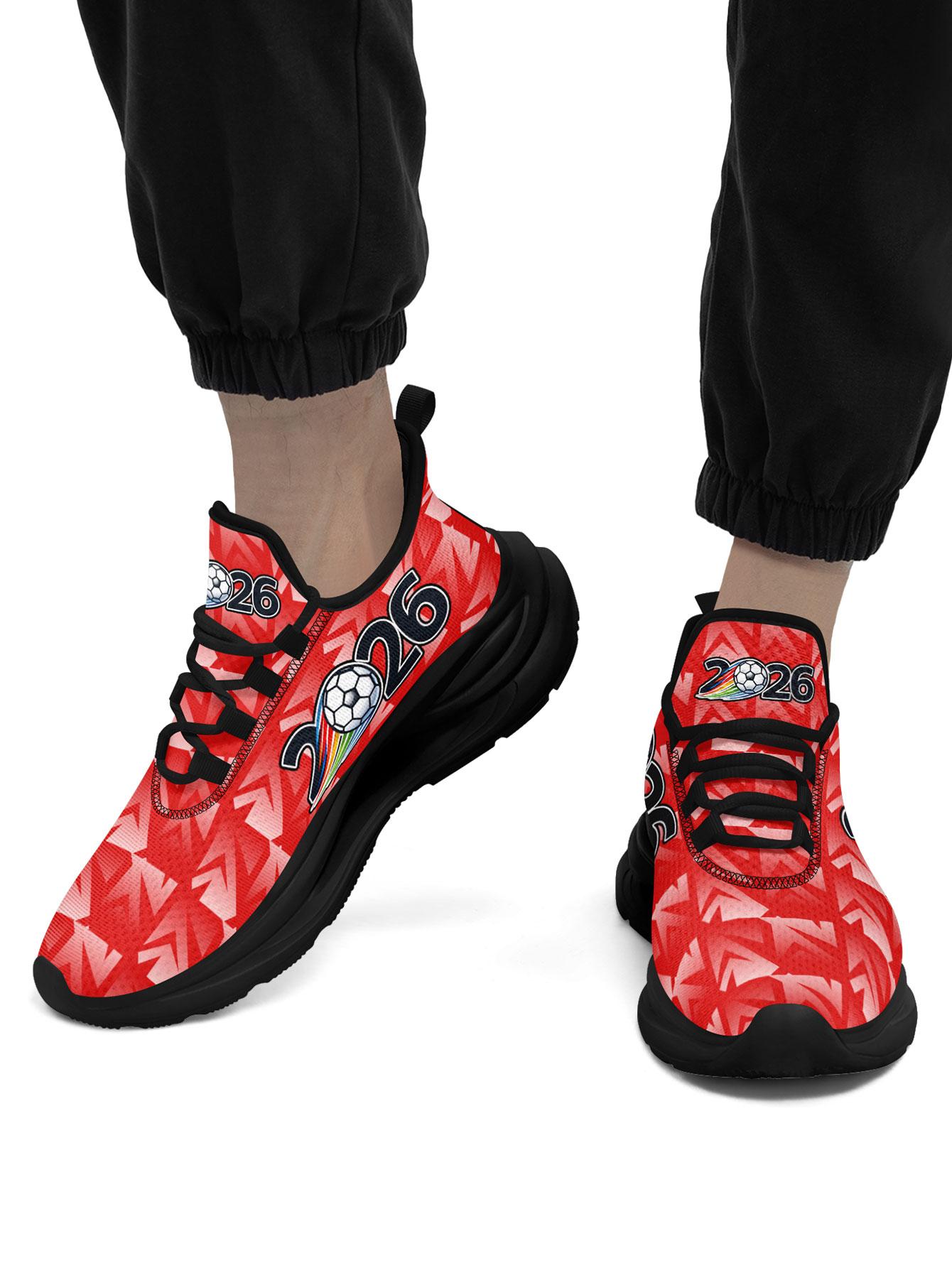 Men's SUI 2026 Football Arrow Graphic  Running Shoes, Clean Breathable Athletic Walking Sneakers, Comfortable Plus Size  Shoes