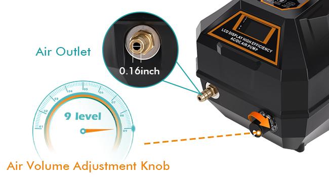 hygger Rechargeable Aquarium Pond Air Pump, Powerful Quiet Commercial Tank Air Pump with Hose Air Stone Check Valve Adjustable Flow Diverter Valve for Fishing Yacht/Power Outages/Hydroponic hygger Rechargeable Aquarium Pond Air Pump, Powerful Quiet Commercial Tank Air Pump with Hose Air Stone Check Valve Adjustable Flow Diverter Valve for Fishing Yacht/Power Outages/Hydroponic