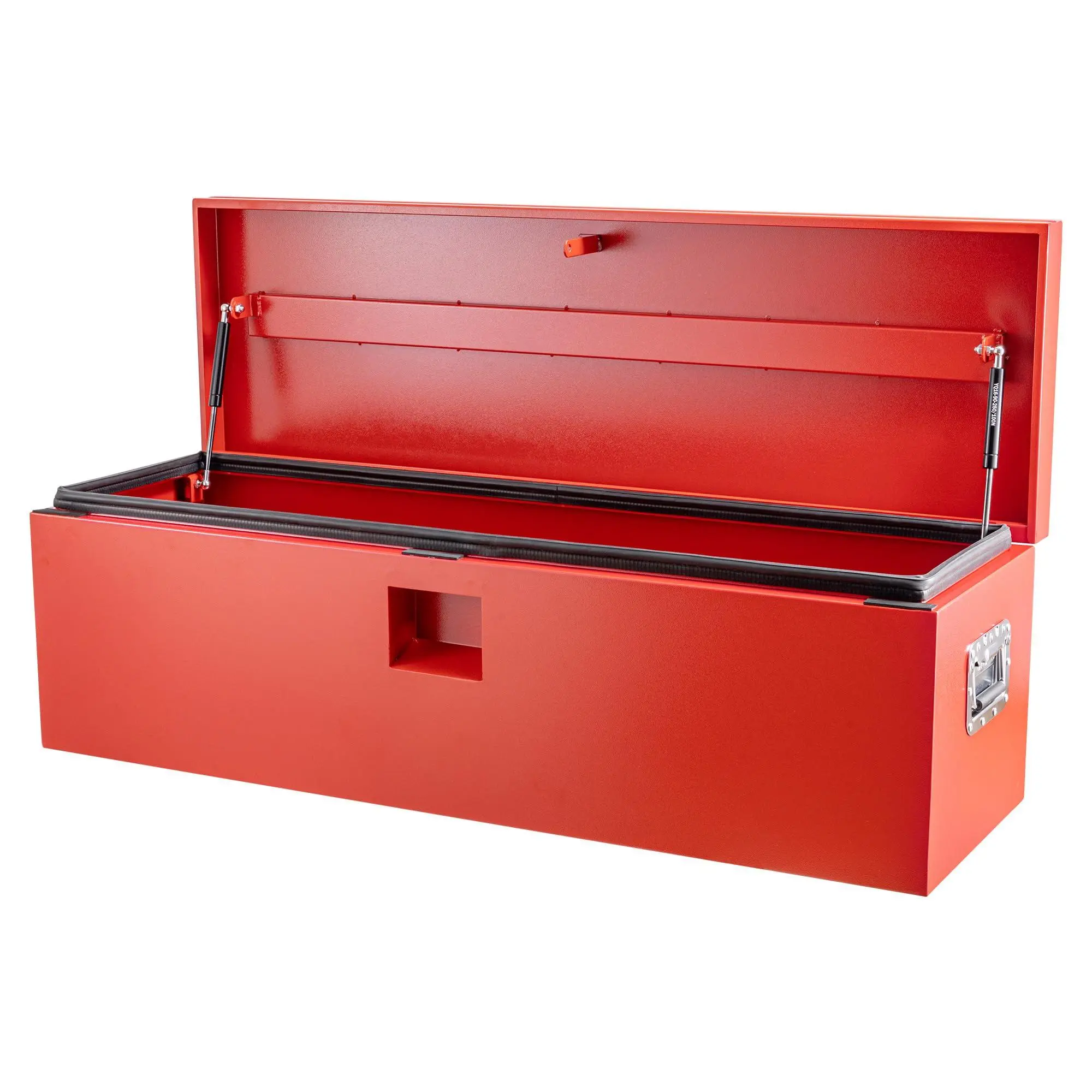 GARVEE Heavy Duty Red Steel Truck Bed Tool Box – 24" x 15" Lockable Weatherproof Storage Chest, Large Capacity, Dustproof, for Pickup, RV, Trailer, Jobsite, 12-Gauge Steel