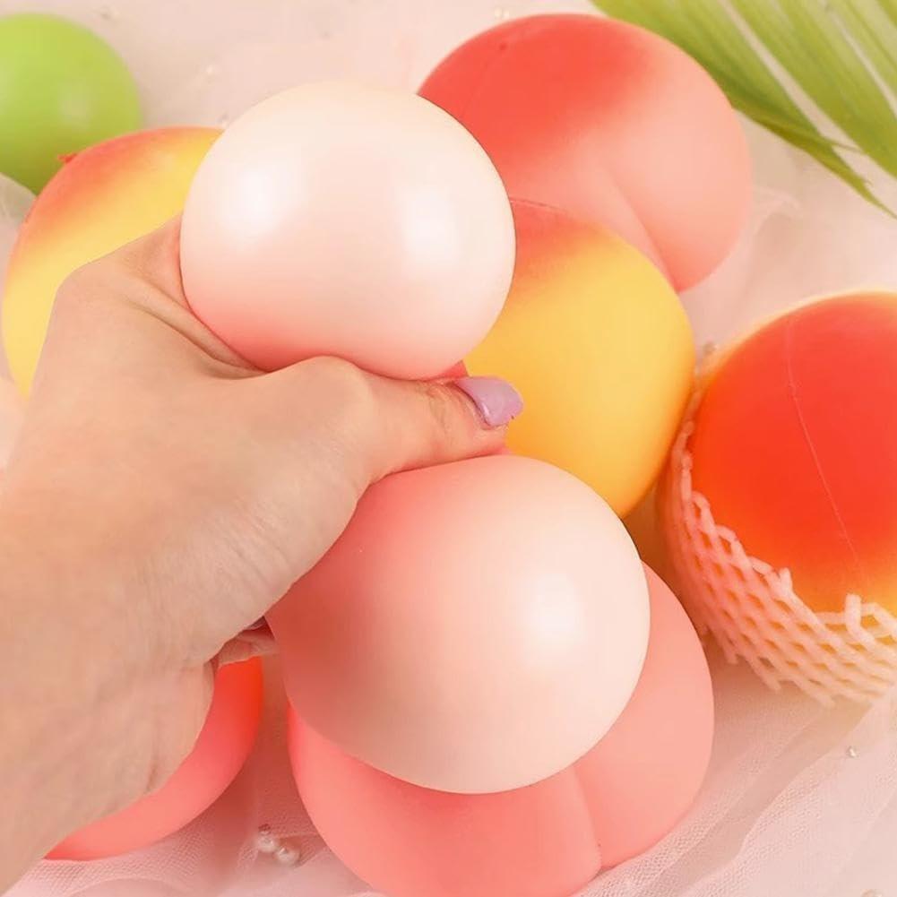 1/2 PCS Anxiety Squishies, Fidget Cube Stress Relief, Squeezable Toy Fruit Ball Realistic Strawberry Model, Party Favor Favor Gifts, Slow Rise Pressure Release Toy Adults And Kids