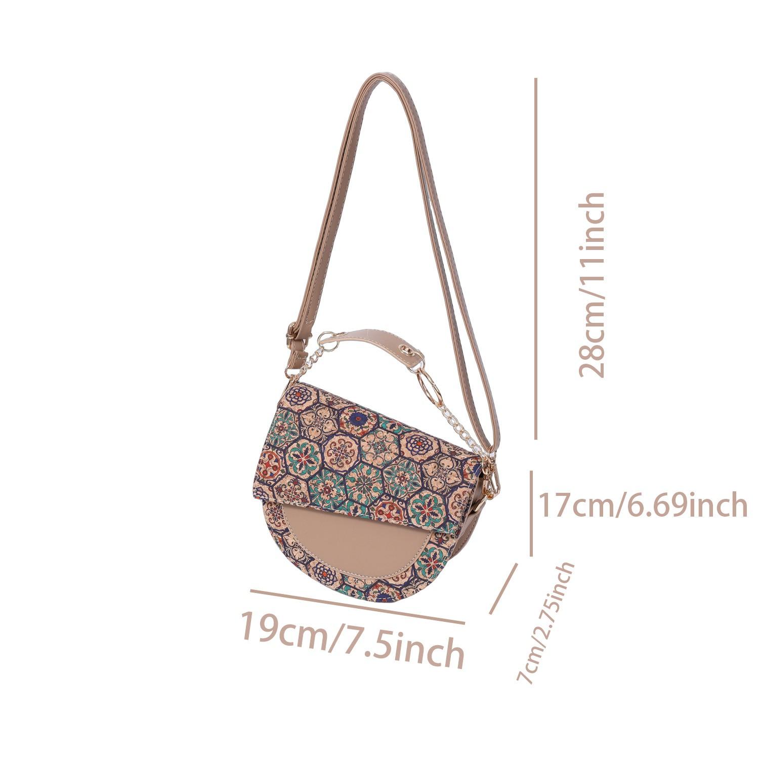 1pc Softwood Handbag, Fashionable Cosmetic Bag, Adjustable Strap, Durable Design, Eco-Friendly, Perfect Wedding Gift