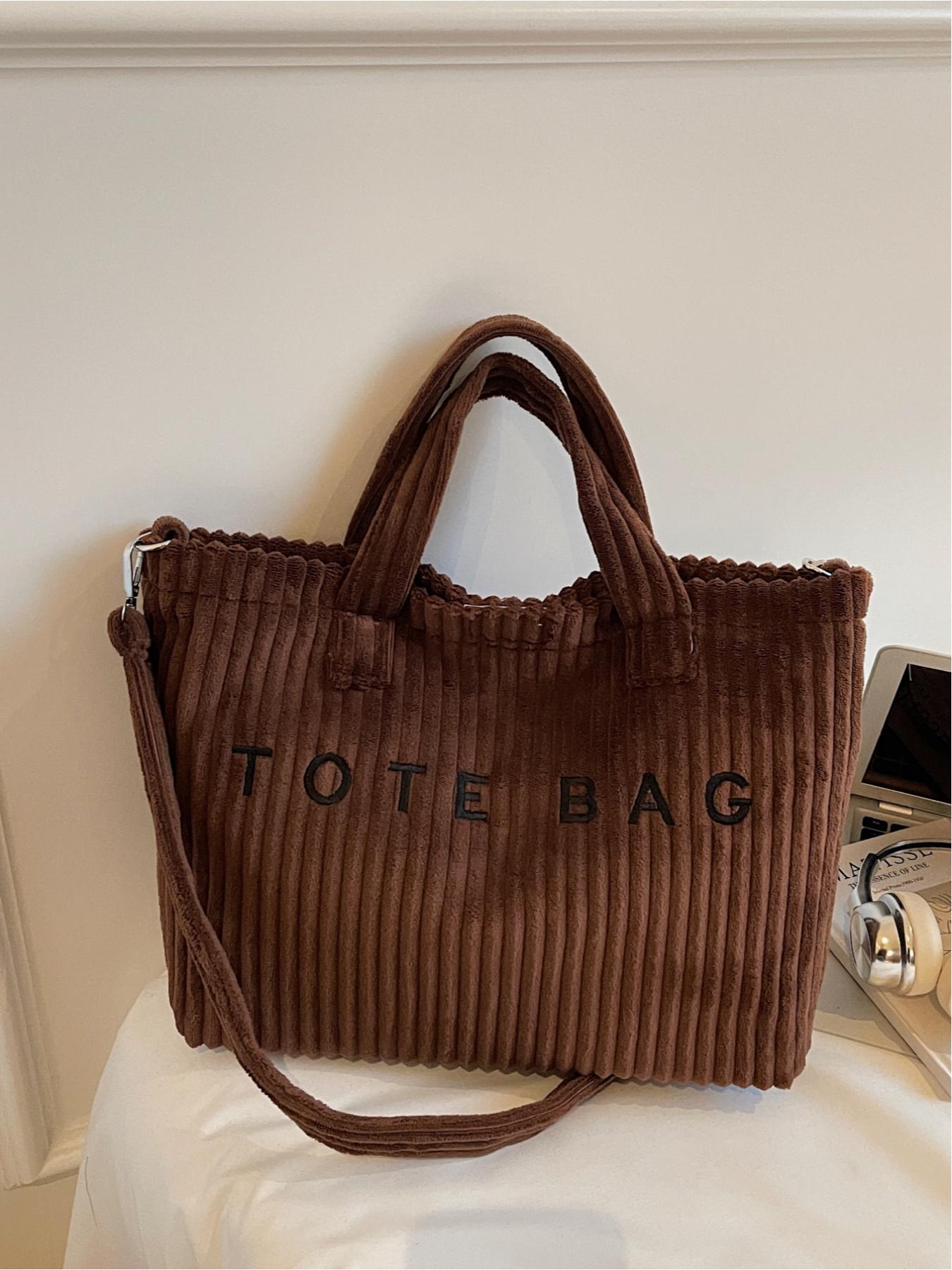 Relaxed fit, large capacity corduroy handbag, Crossbody Purses, casual crossbody bag, commuter shoulder bag, Hobo shoulder bag, tote bag, Casual Handbag Satchel. Suitable for commuting, shopping, leisure outings, work, etc.