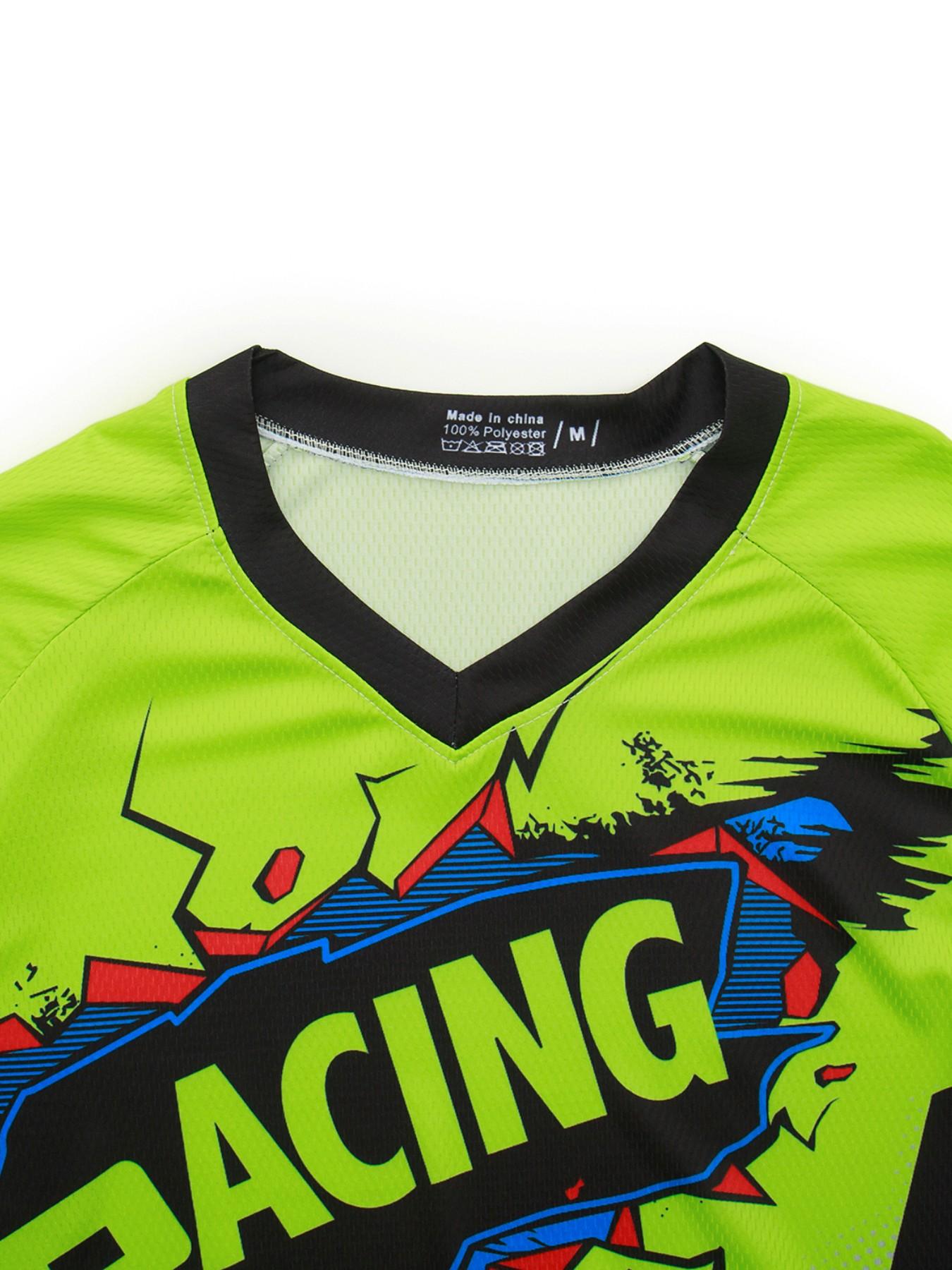 Men's Off-Road Motorcycle Jersey, Team Racing Cycling Clothing, Breathable MOTO Long Sleeve Sports T-Shirt, Spring Summer 2026