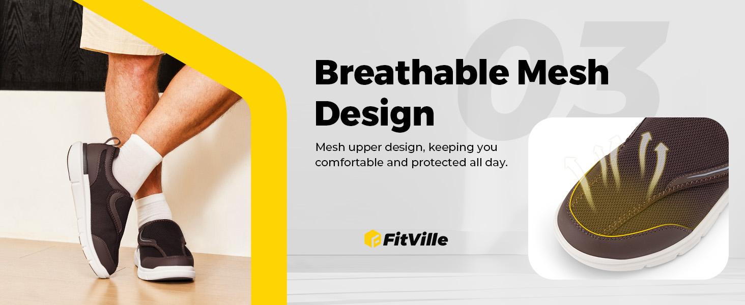 FitVille Men's EasyTop Wings Diabetic Shoes V9 Runner Sneaker FitVille Men's EasyTop Wings Diabetic Shoes V9 Runner Sneaker