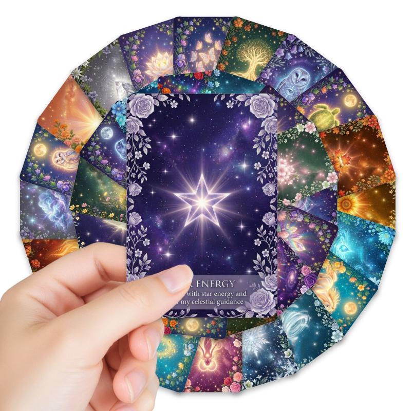 New 36-sheet Mysterious Natural Healing Dark Card for Spiritual and Spiritual Growth, Positive Energy Gift Text Card