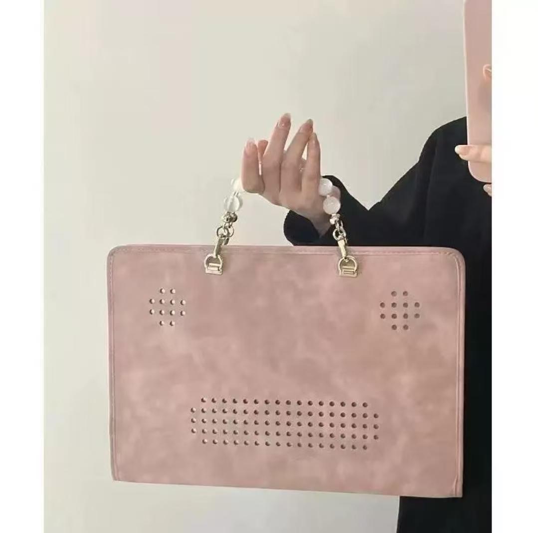 High-Value Laptop Bag Cute Computer Case Soft Shell Full Coverage, Stylish Notebook Protector for Women, Durable & Trendy Design