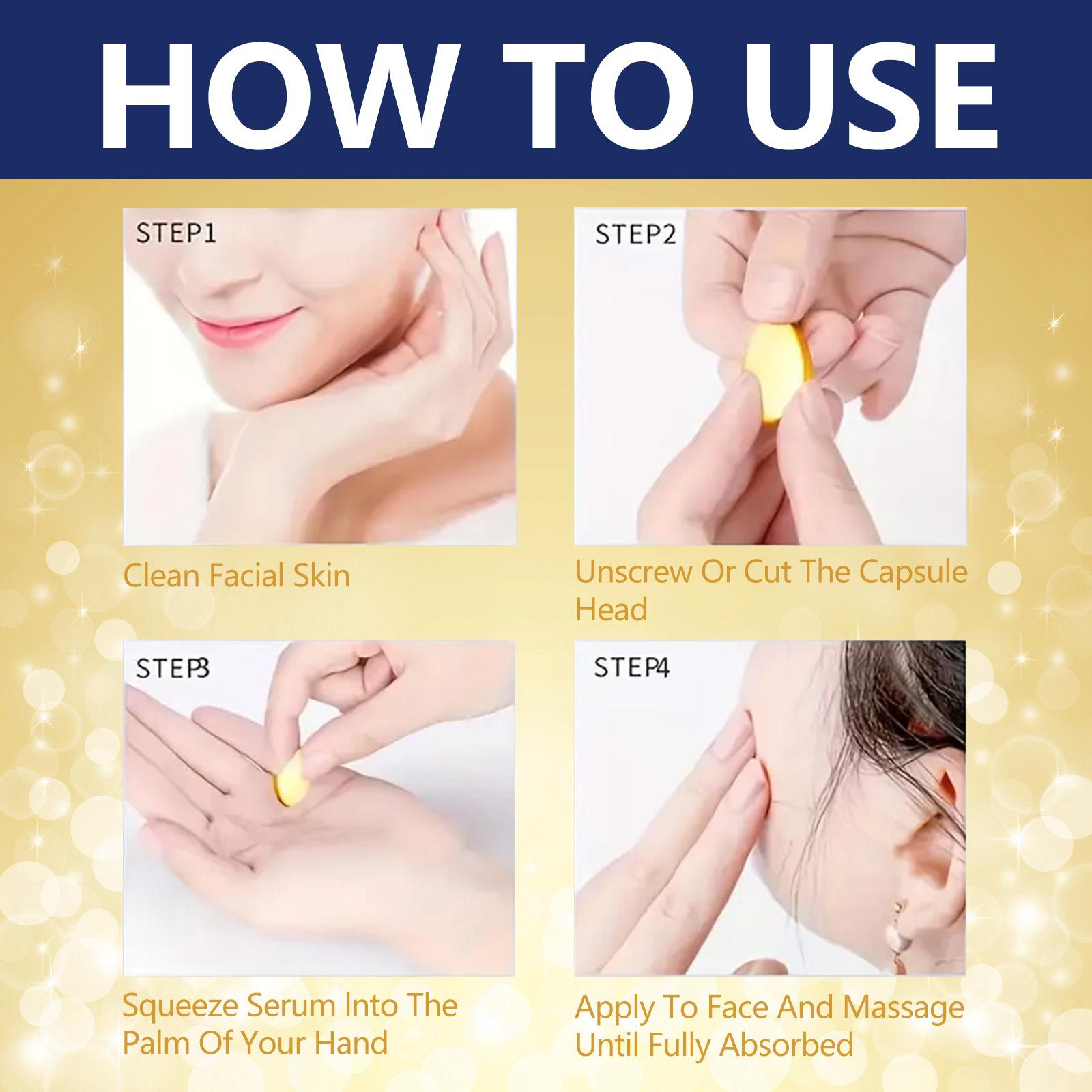 90 Capsules Collagen Essence, Unisex Skincare, Gentle Daily Moisturizing, Collagen Skin Glow, Brightening & Collagen Boosting Collagen Capsules for Smooth, Glossy Skin