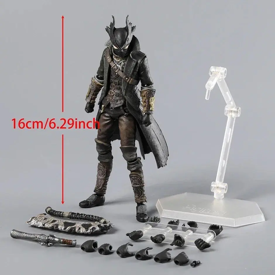 Bloodborne Hunter Figma 367-DX Action Figure Doll Handmade Model Toy