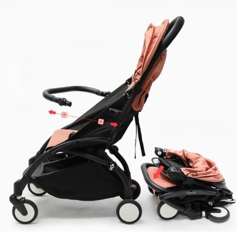 1/3pcs Secure Locking Adjustable Stroller Handlebar Detachable Ergonomic Parent Comfort Stroller Part