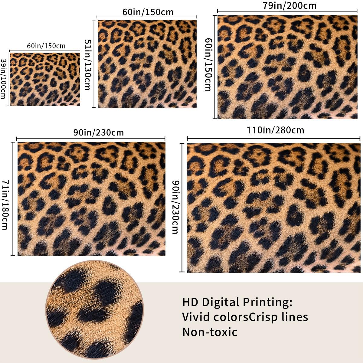 Leopard Print Tapestry, Cheetah Decor Wall Hanging, Luxury Animal Print Tapestries, Soft Wall Blanket, Wild Backdrop Decor for Bedroom, Dorm & Living Room,Modern Abstract Pattern for Kid Boy Men