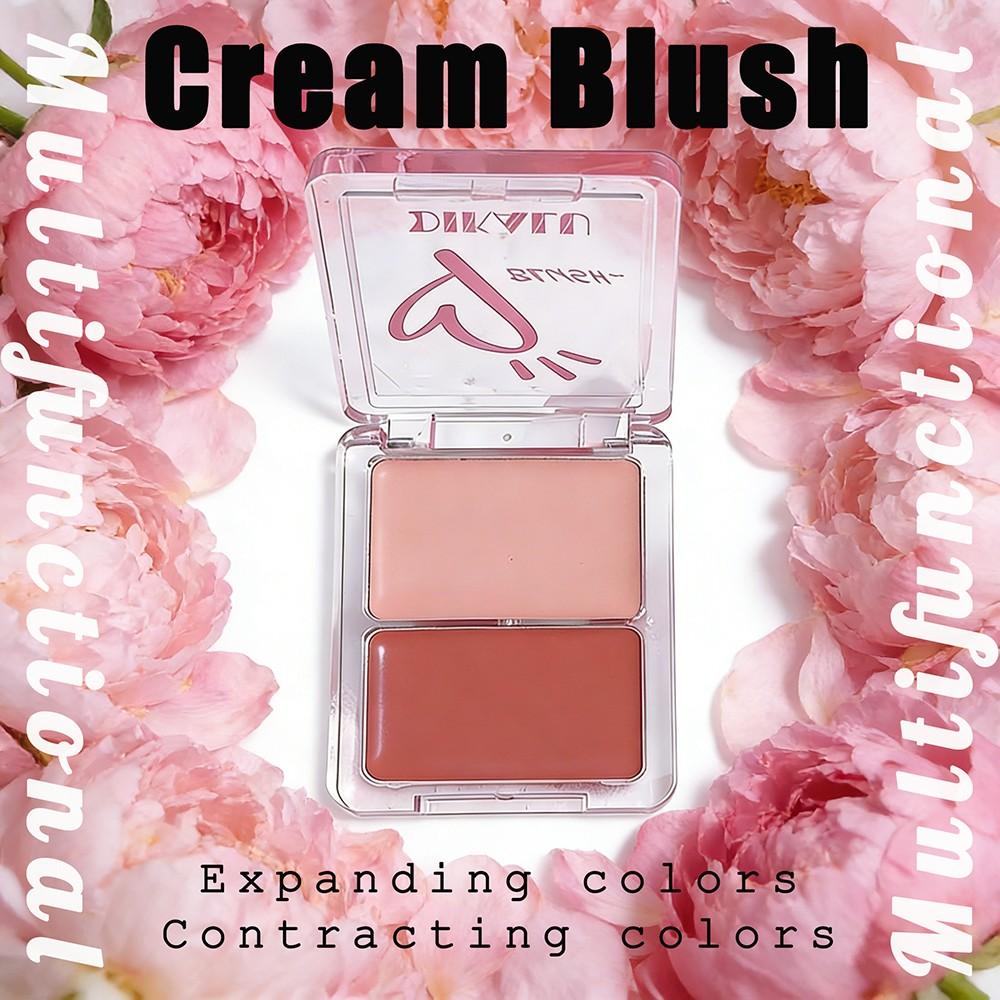 10 Piece Romantic Makeup Set, All-in-One Makeup Bag, Foundation, Setting Powder, Multifunctional Blush, Lip Gloss, Lash Primer, Contour Stick & Sponge, Gift for Wedding Season/Gift-Giving Season