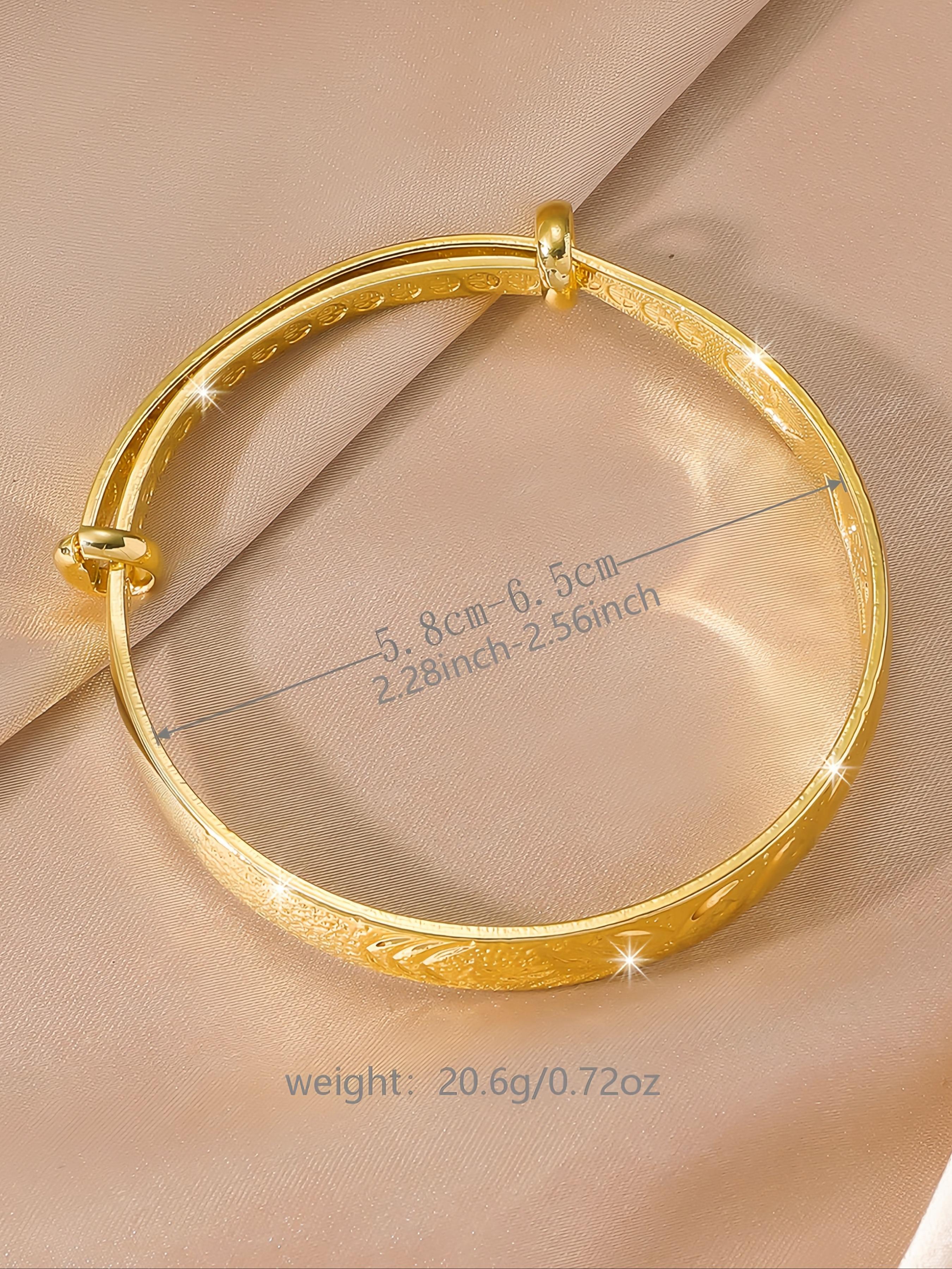 Phoenix Tail Printed Bracelet, Adjustable Copper Plated Jewelry, Exquisite Gift for Women, Valentine's Day & Wedding Accessory, Bracelets Jewelry