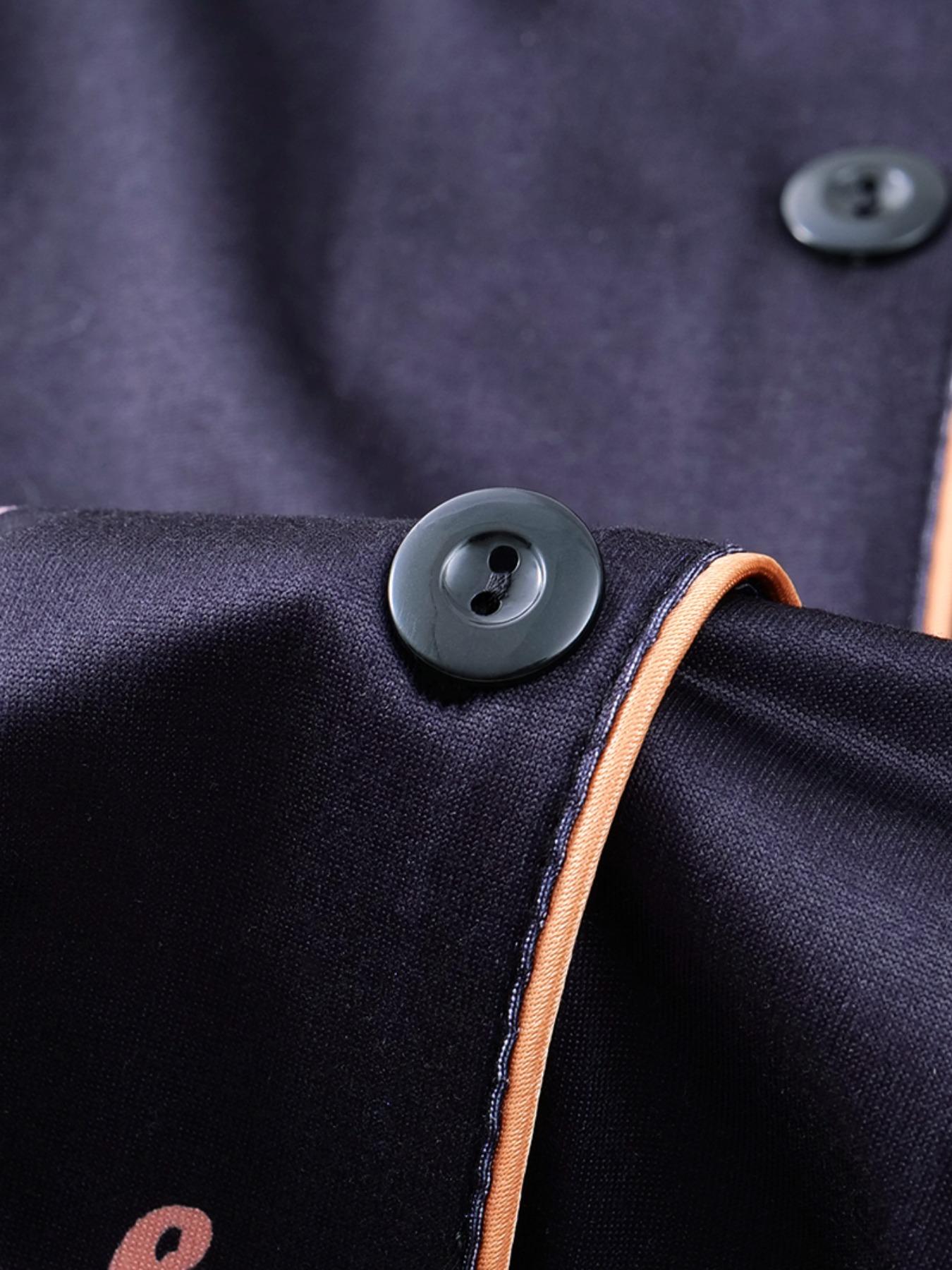 Women's Bow Print Pajama Set, Comfortable Sleepwear for All Seasons, Includes Top & Shorts/pants, Home Wear, Casual Nightwear