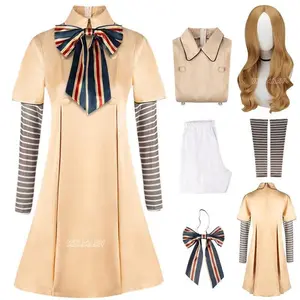 MEGAN Cosplay Dress for Girls Women AI Doll Robots Megan Dresses Uniform MEGAN Girls and Adult Cosplay Halloween Costume