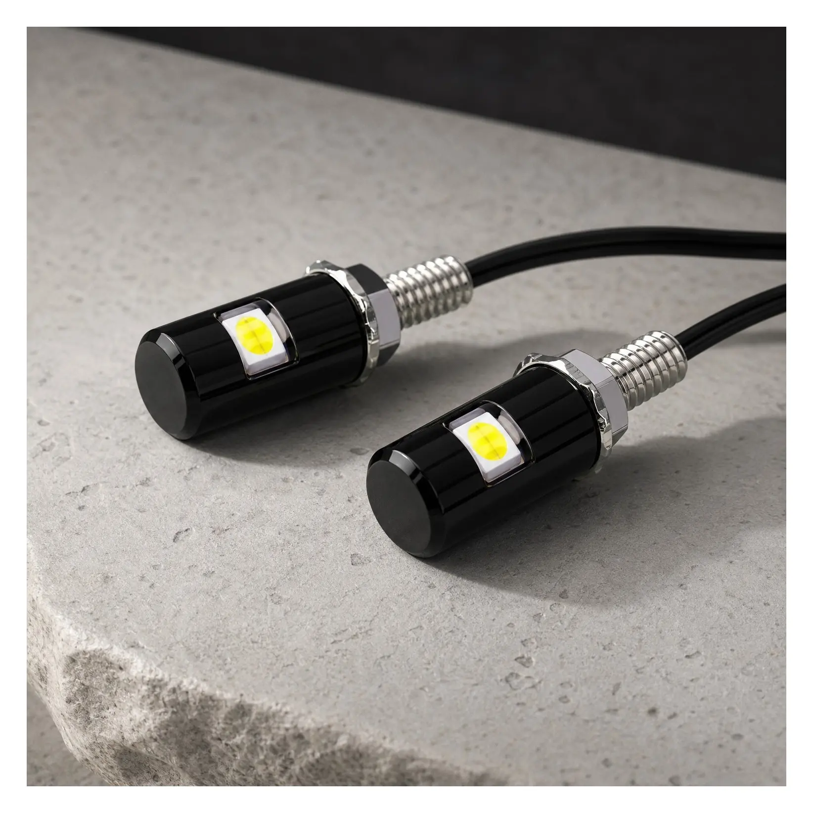 Ultra-Bright Waterproof License Plate Light, 12V White LED License Tag Screw Bolt Lamp (2PCS), Cool White Motorcycle Tag Lights Legal for Motorcycle Bike Truck RV ATVGift