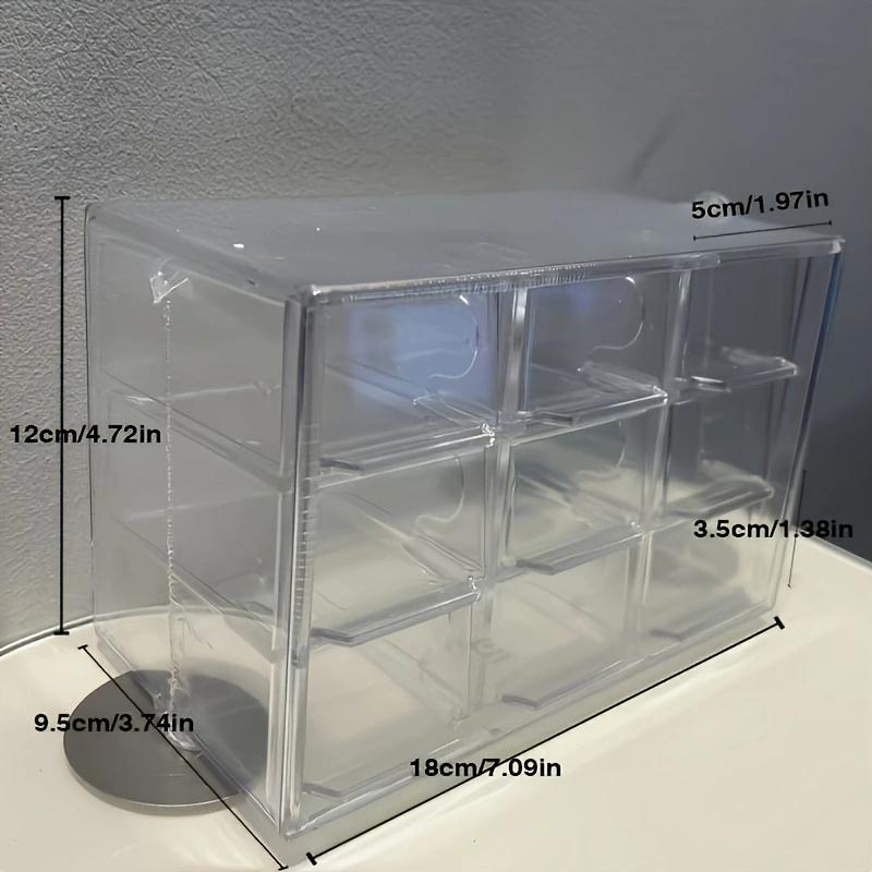 Large Capacity Desktop Organizer Box, Drawer Design, Ideal for Home Office, Living Room, Bedroom, Multi-Functional Storage for Jewelry, Stationery, Small Items