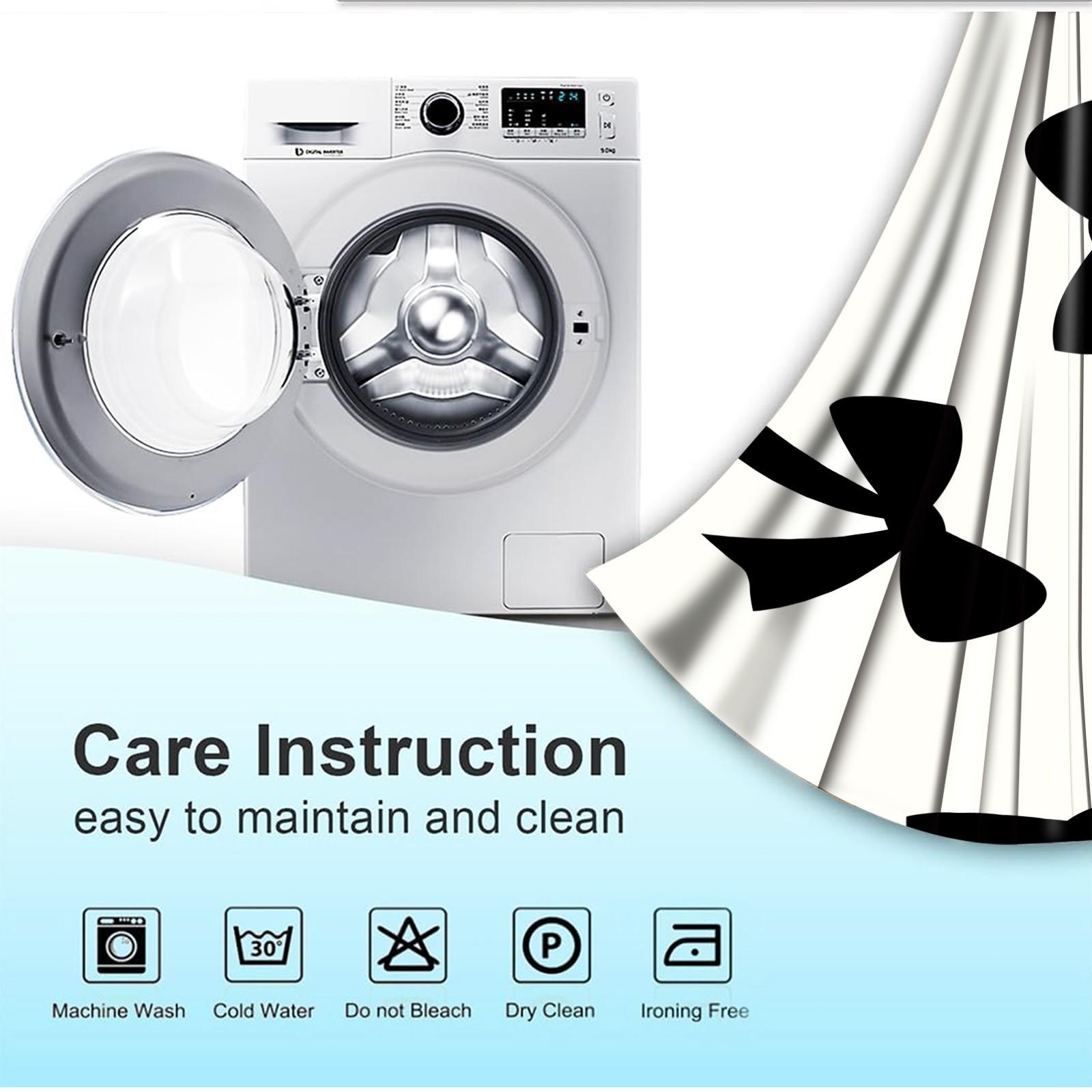 2Pcs INS Style Bow Curtains, Gentle Girly Design, High Shading Smooth Drape, Ideal for Influencer Bedroom Living Room Backdrop Decor