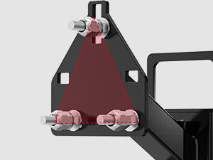 Nilight Spare Tire Carrier Mount Stake Pocket Boat 3-Nuts Trailer Bracket Utility Trailer Accessories Fits 4 & 5 & 6 Lugs Trailer Wheels on 4" 4.5'' 4.75'' 5'' 5.5''and 6'' Bolt Patterns 150 Lbs Outdoor Vehicle dealsforyoudays